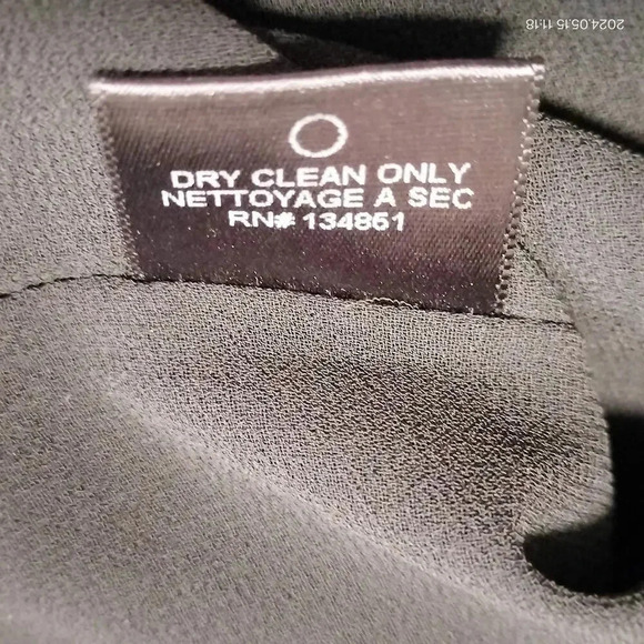 Charles Henry Size Small Black Bid Neckline Lined Short Sleeves Minimalist Dress - Picture 7 of 9